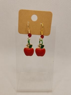 Red Apple Earrings